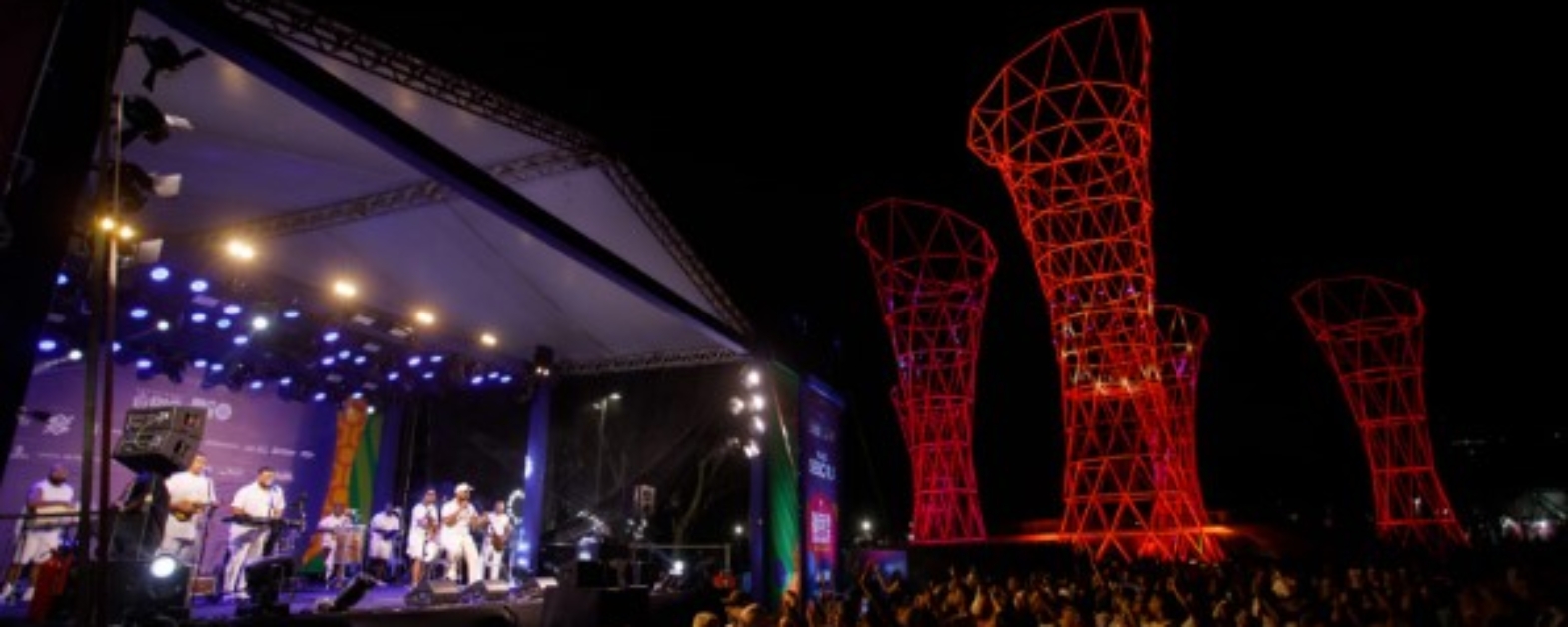 Palco Parque Realengo em 2025, na Rua Professor Carlos Wenceslau, 388. Foto: Douglas Shineidr / Riotur