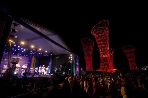 Palco Parque Realengo em 2025, na Rua Professor Carlos Wenceslau, 388. Foto: Douglas Shineidr / Riotur