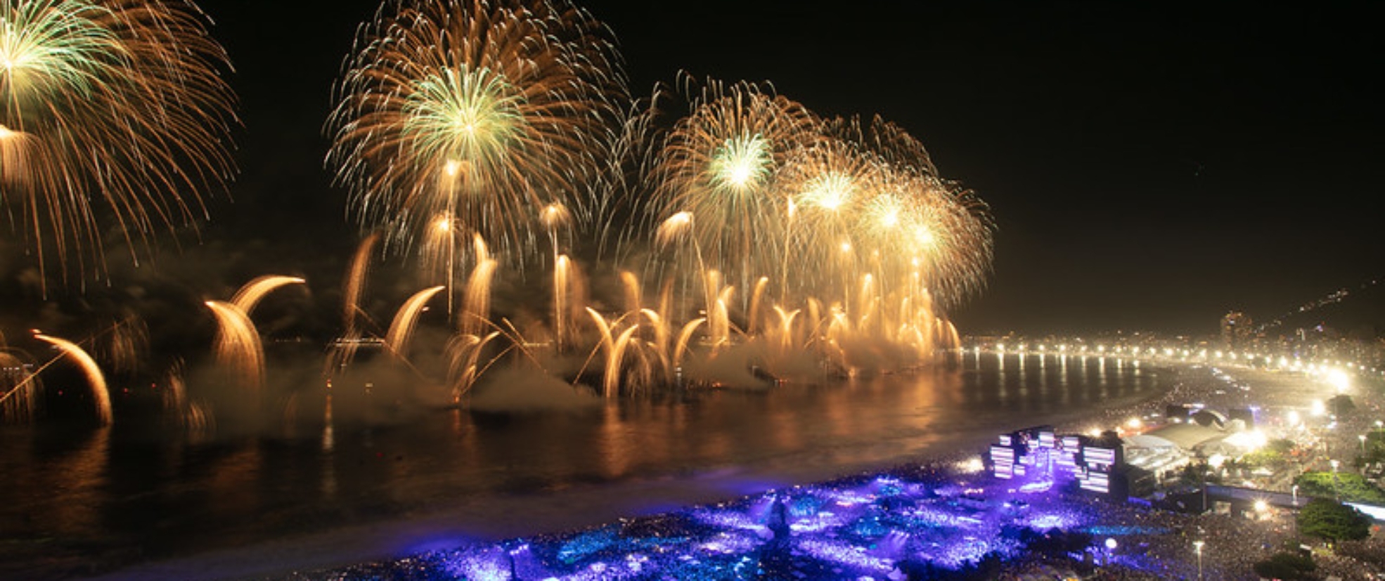 Confira como foi o Réveillon 2026 em cada palco